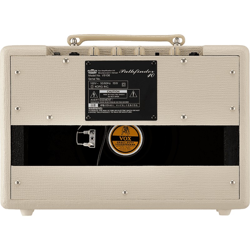 Vox Pathfinder10 Cream Bronco arrière
