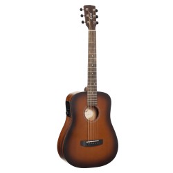 Cort Earth Go HyVibe - Open Pore Brown Burst