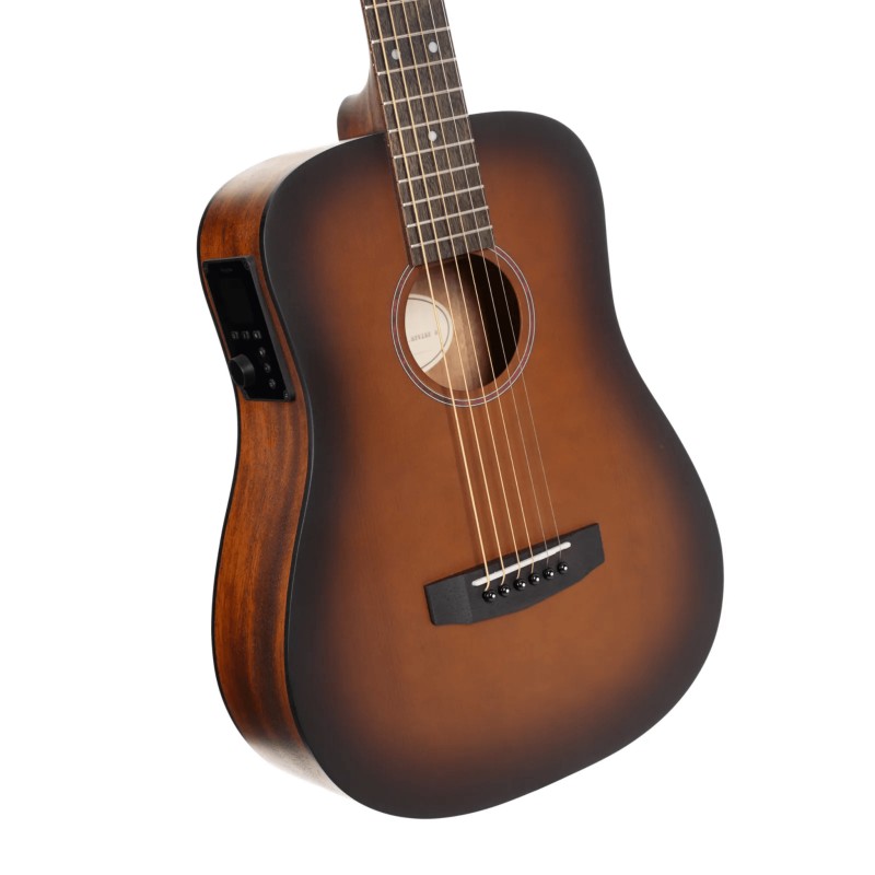 Cort Earth Go HyVibe - Open Pore Brown Burst
