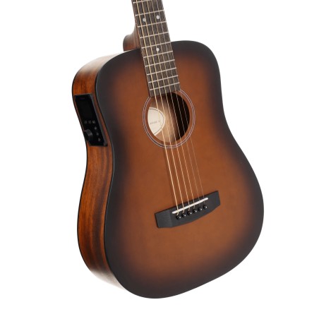 Cort Earth Go HyVibe - Open Pore Brown Burst