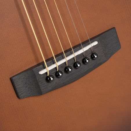 Cort Earth Go HyVibe - Open Pore Brown Burst